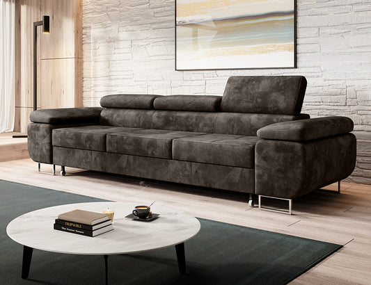 Sofa Bed “NORBII” EASY CLEAN velvet!