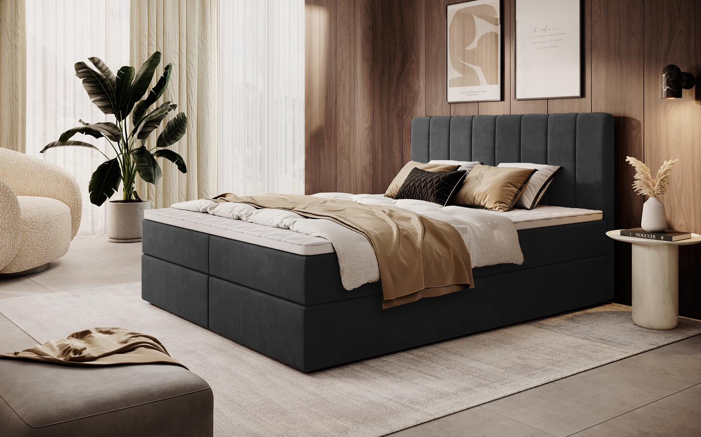 Continental Bed “ALFA” 200 x 160 cm