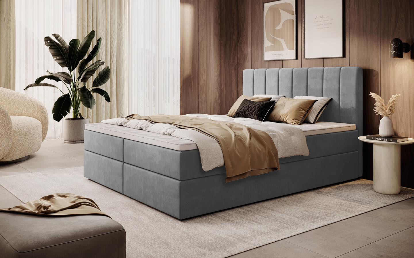 Continental Bed “ALFA” 200 x 160 cm