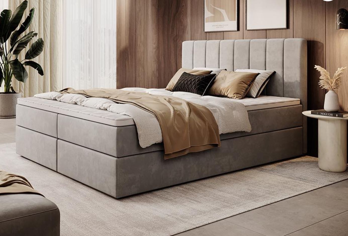 Continental Bed “ALFA” 200 x 160 cm