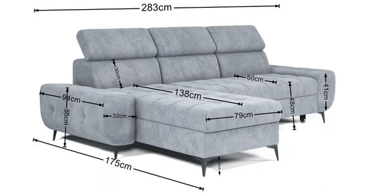 Corner Sofa Bed "COMO"