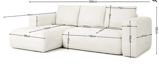 Corner Sofa Bed “LAMBII”